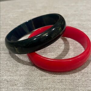 Red and Black green vintage Set